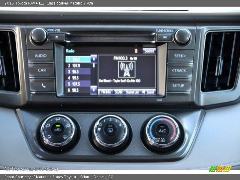 Classic Silver Metallic / Ash 2015 Toyota RAV4 LE