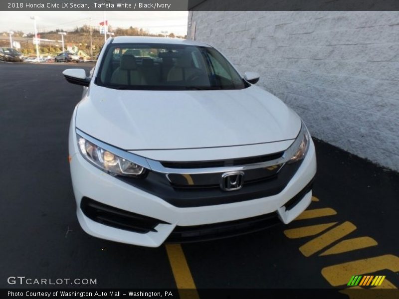 Taffeta White / Black/Ivory 2018 Honda Civic LX Sedan
