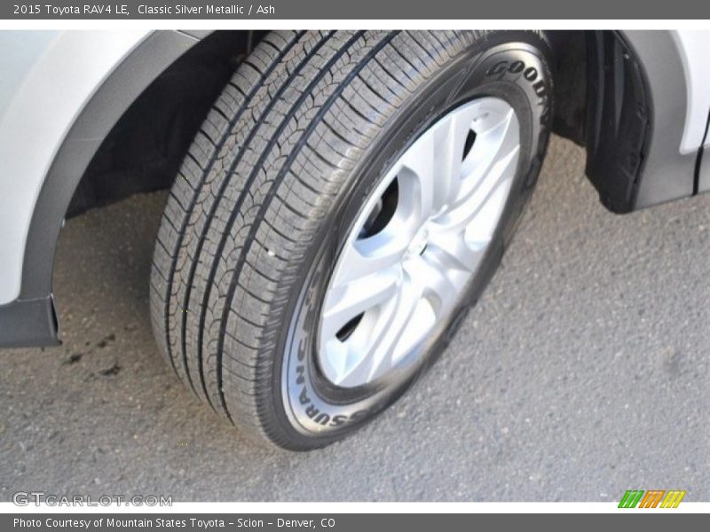 Classic Silver Metallic / Ash 2015 Toyota RAV4 LE