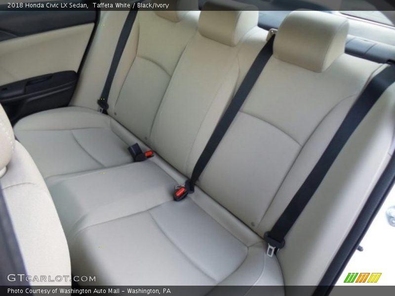 Taffeta White / Black/Ivory 2018 Honda Civic LX Sedan