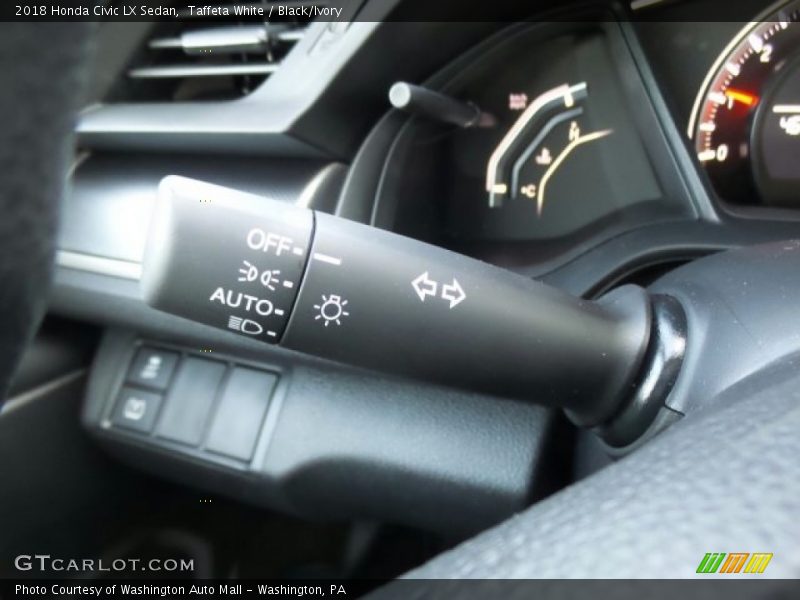 Taffeta White / Black/Ivory 2018 Honda Civic LX Sedan