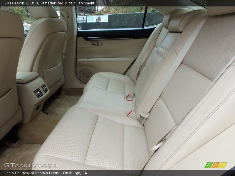 Matador Red Mica / Parchment 2014 Lexus ES 350