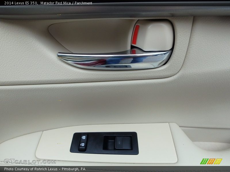 Matador Red Mica / Parchment 2014 Lexus ES 350
