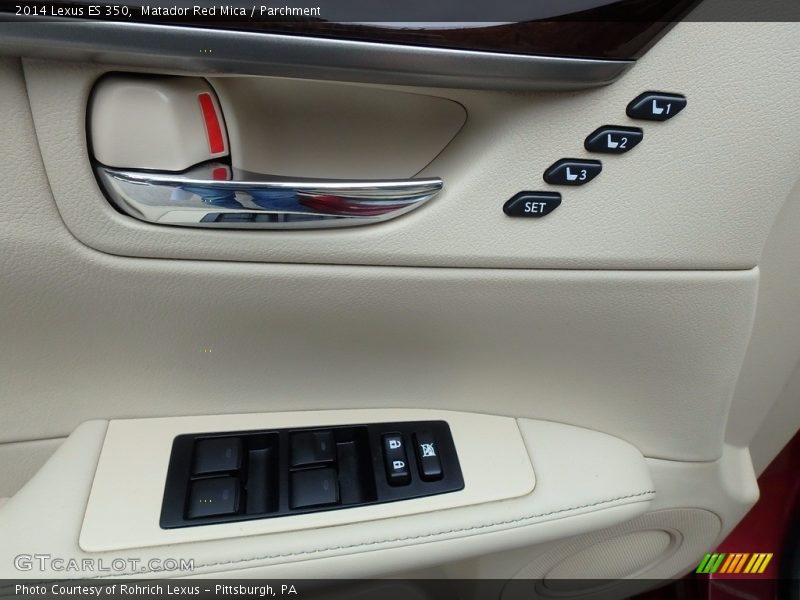 Matador Red Mica / Parchment 2014 Lexus ES 350