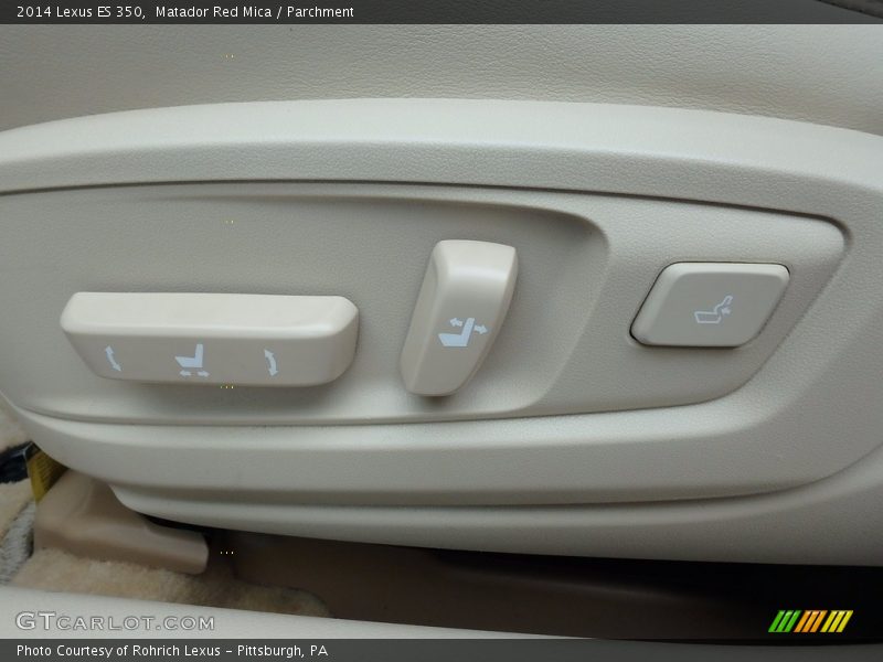 Matador Red Mica / Parchment 2014 Lexus ES 350