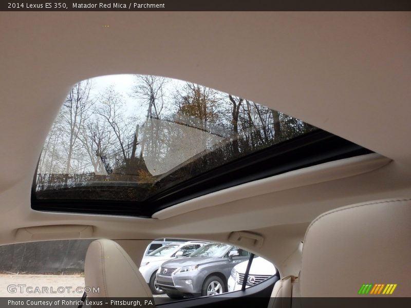 Matador Red Mica / Parchment 2014 Lexus ES 350