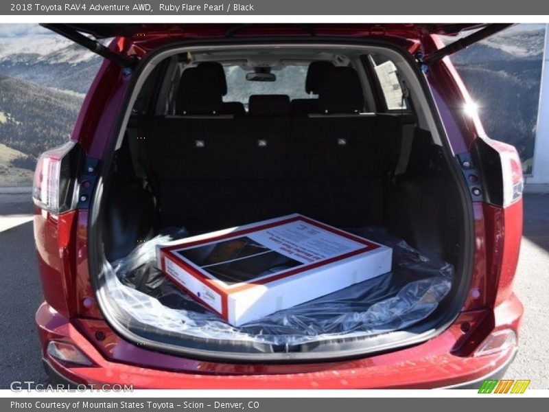 Ruby Flare Pearl / Black 2018 Toyota RAV4 Adventure AWD