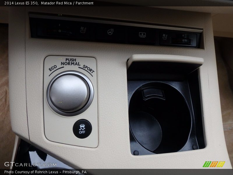 Matador Red Mica / Parchment 2014 Lexus ES 350