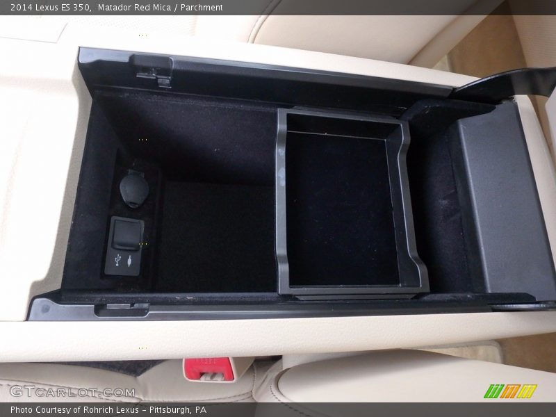 Matador Red Mica / Parchment 2014 Lexus ES 350