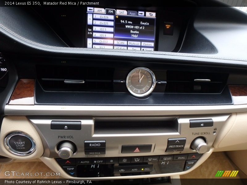 Matador Red Mica / Parchment 2014 Lexus ES 350