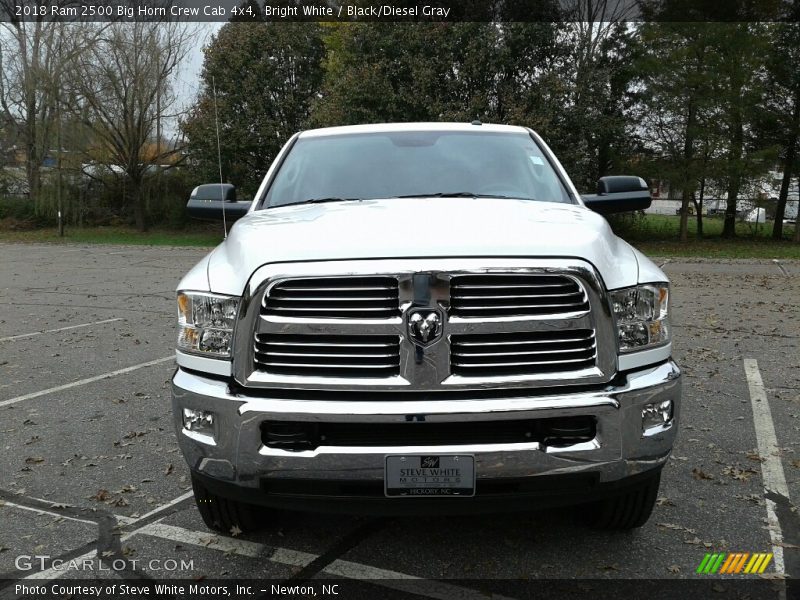 Bright White / Black/Diesel Gray 2018 Ram 2500 Big Horn Crew Cab 4x4