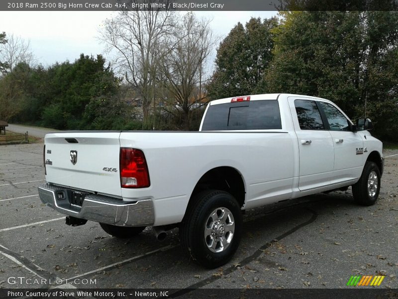 Bright White / Black/Diesel Gray 2018 Ram 2500 Big Horn Crew Cab 4x4