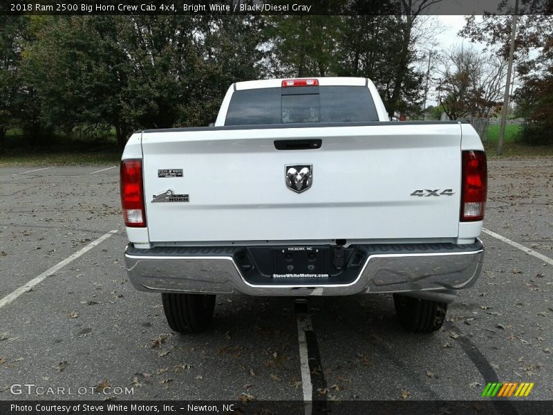 Bright White / Black/Diesel Gray 2018 Ram 2500 Big Horn Crew Cab 4x4