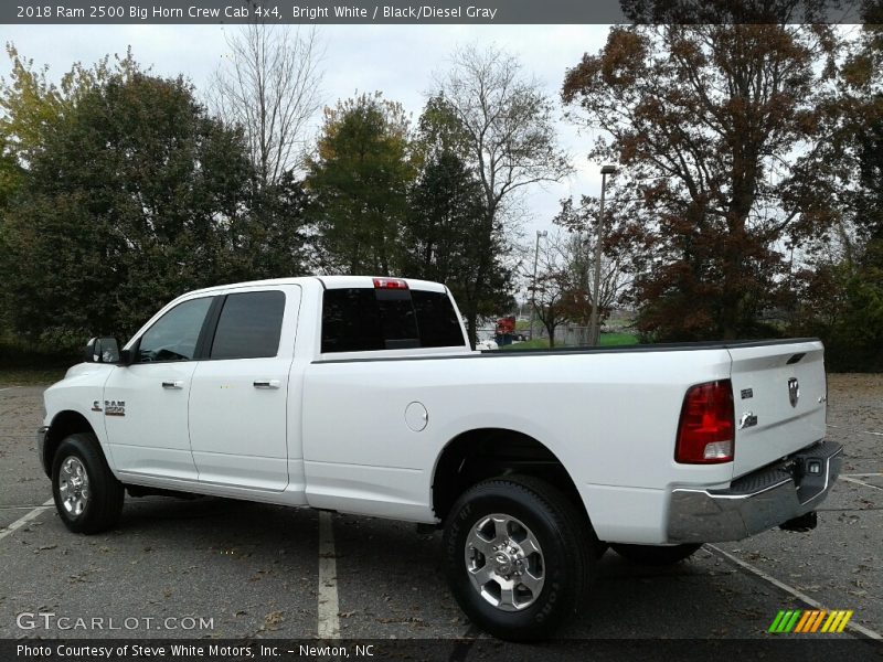 Bright White / Black/Diesel Gray 2018 Ram 2500 Big Horn Crew Cab 4x4
