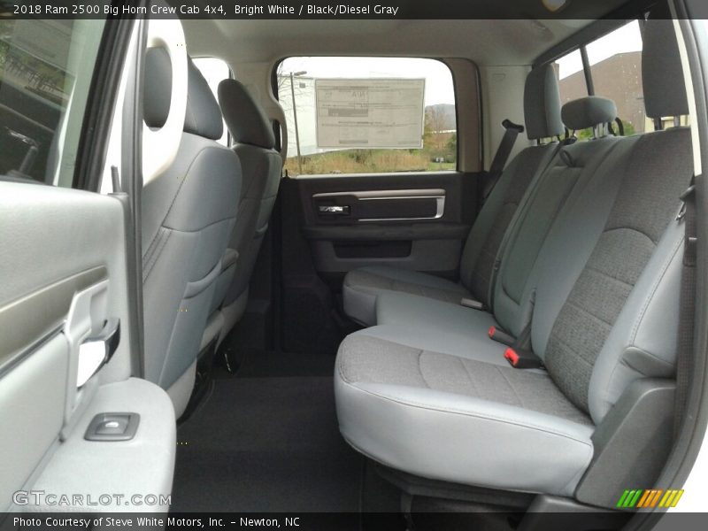 Bright White / Black/Diesel Gray 2018 Ram 2500 Big Horn Crew Cab 4x4