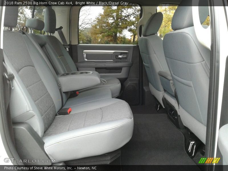 Bright White / Black/Diesel Gray 2018 Ram 2500 Big Horn Crew Cab 4x4