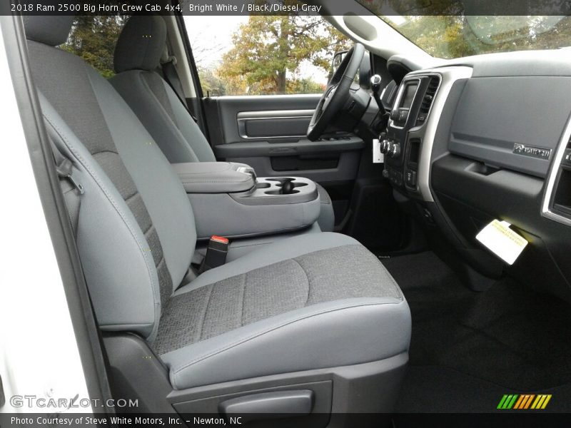 Bright White / Black/Diesel Gray 2018 Ram 2500 Big Horn Crew Cab 4x4