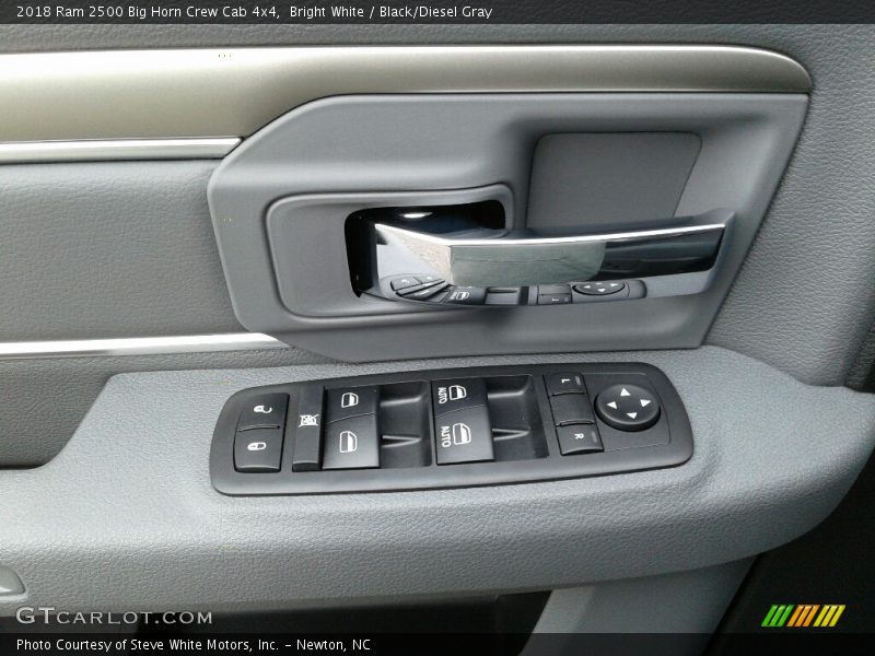 Bright White / Black/Diesel Gray 2018 Ram 2500 Big Horn Crew Cab 4x4