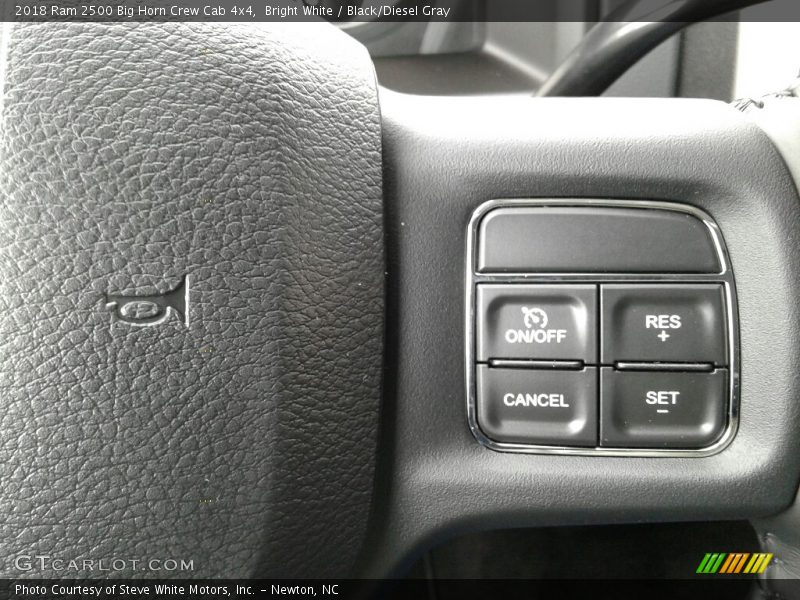 Bright White / Black/Diesel Gray 2018 Ram 2500 Big Horn Crew Cab 4x4