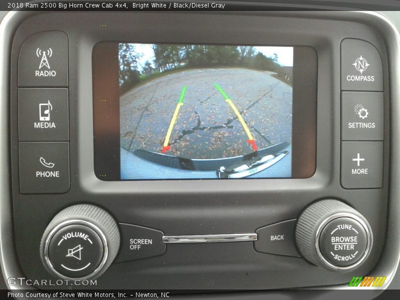 Bright White / Black/Diesel Gray 2018 Ram 2500 Big Horn Crew Cab 4x4