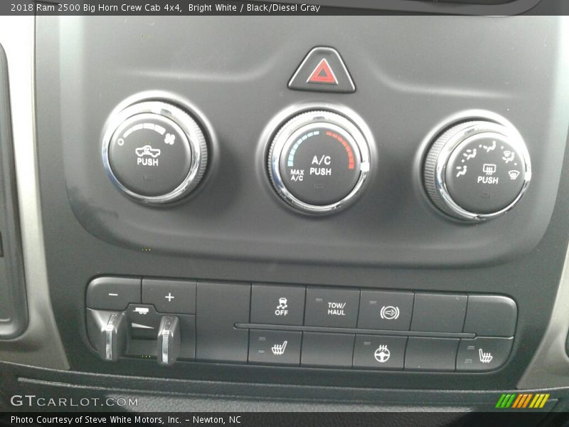 Bright White / Black/Diesel Gray 2018 Ram 2500 Big Horn Crew Cab 4x4