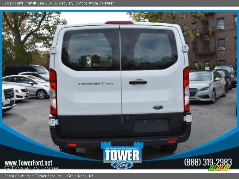 Oxford White / Pewter 2017 Ford Transit Van 250 LR Regular