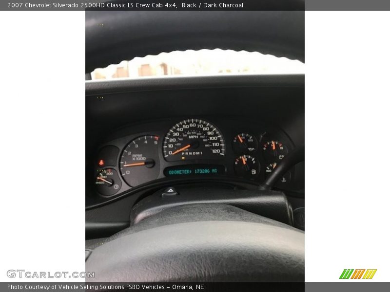 Black / Dark Charcoal 2007 Chevrolet Silverado 2500HD Classic LS Crew Cab 4x4