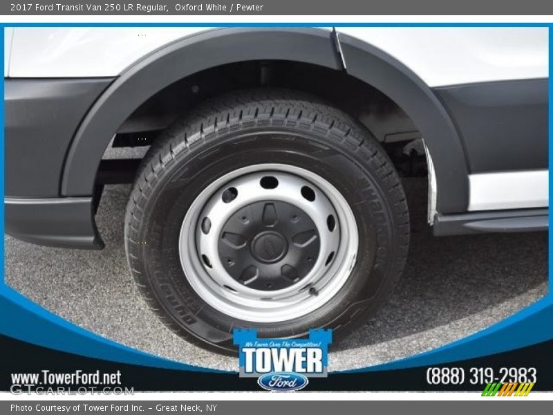 Oxford White / Pewter 2017 Ford Transit Van 250 LR Regular