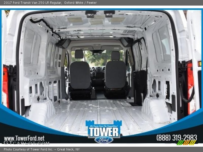 Oxford White / Pewter 2017 Ford Transit Van 250 LR Regular