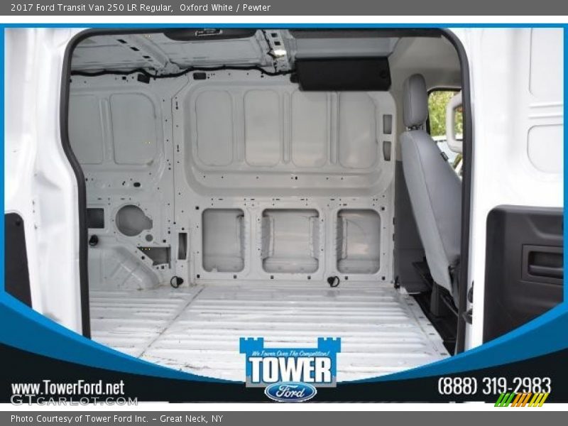 Oxford White / Pewter 2017 Ford Transit Van 250 LR Regular