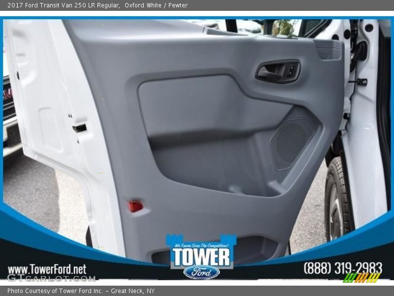 Oxford White / Pewter 2017 Ford Transit Van 250 LR Regular