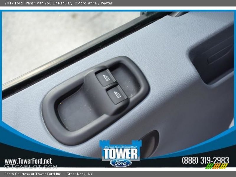 Oxford White / Pewter 2017 Ford Transit Van 250 LR Regular