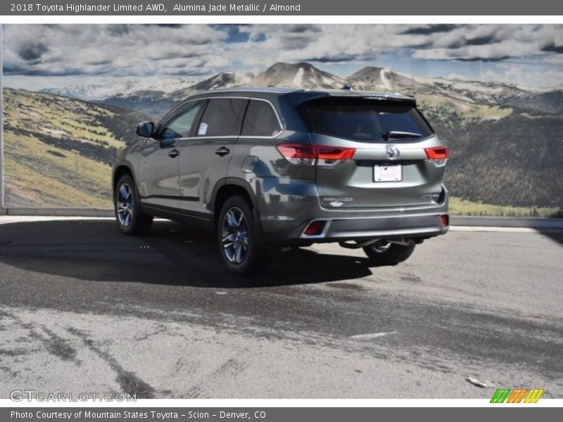 Alumina Jade Metallic / Almond 2018 Toyota Highlander Limited AWD