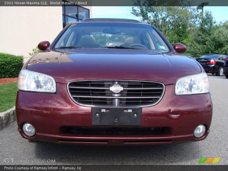 Merlot Metallic / Blond 2001 Nissan Maxima GLE