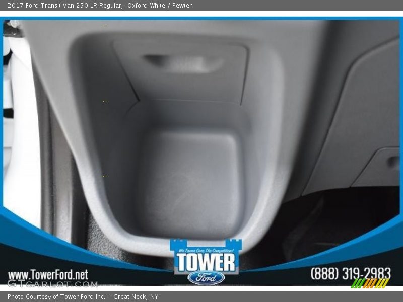 Oxford White / Pewter 2017 Ford Transit Van 250 LR Regular