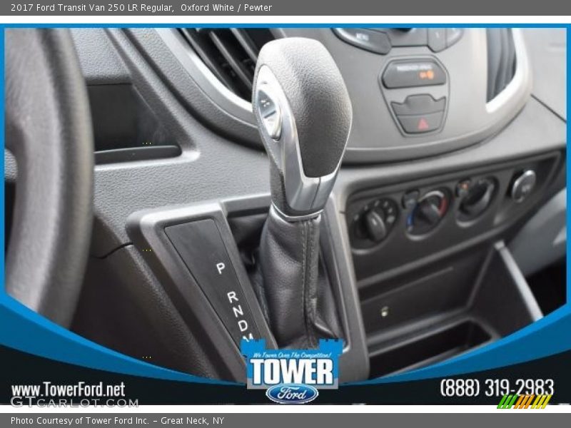Oxford White / Pewter 2017 Ford Transit Van 250 LR Regular