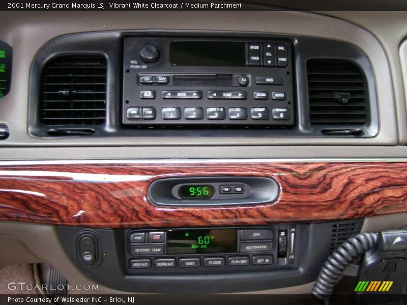 Vibrant White Clearcoat / Medium Parchment 2001 Mercury Grand Marquis LS