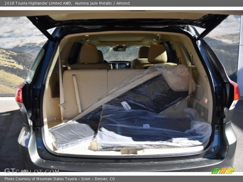 Alumina Jade Metallic / Almond 2018 Toyota Highlander Limited AWD