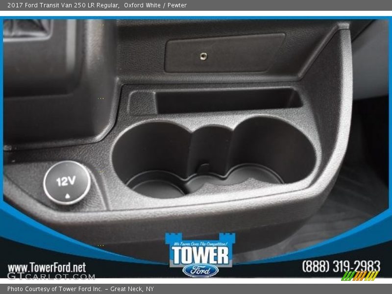Oxford White / Pewter 2017 Ford Transit Van 250 LR Regular
