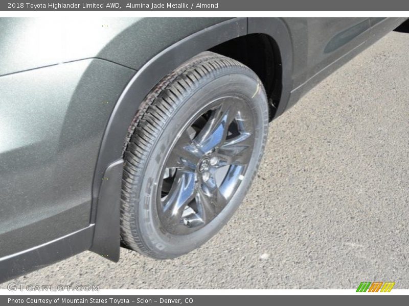 Alumina Jade Metallic / Almond 2018 Toyota Highlander Limited AWD