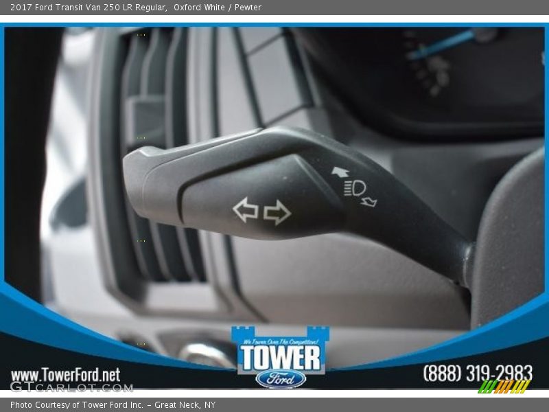 Oxford White / Pewter 2017 Ford Transit Van 250 LR Regular