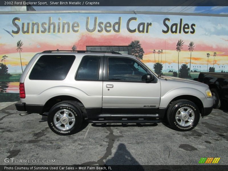 Silver Birch Metallic / Graphite 2002 Ford Explorer Sport