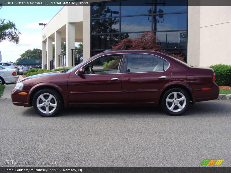 Merlot Metallic / Blond 2001 Nissan Maxima GLE