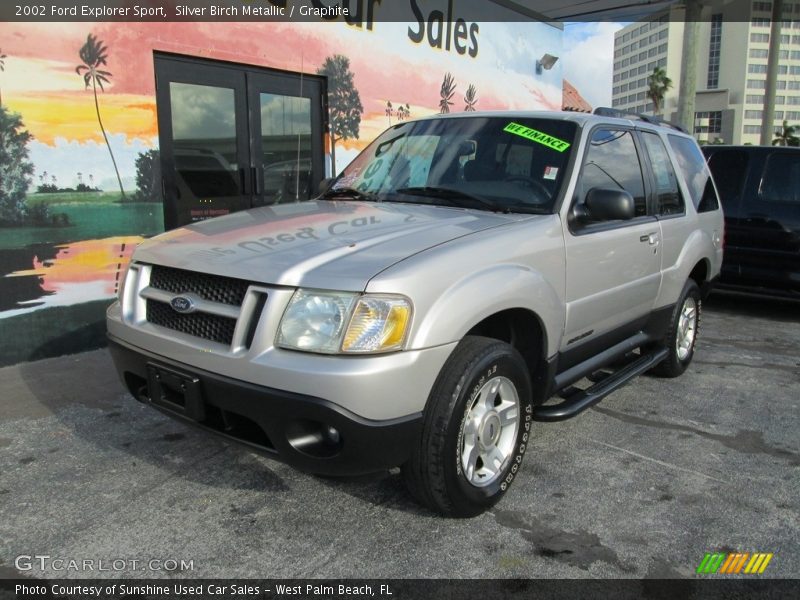 Silver Birch Metallic / Graphite 2002 Ford Explorer Sport