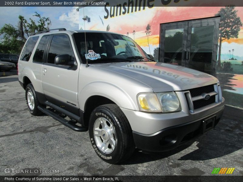 Silver Birch Metallic / Graphite 2002 Ford Explorer Sport
