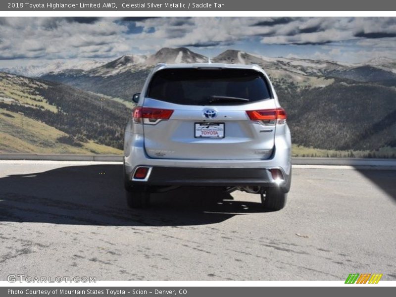 Celestial Silver Metallic / Saddle Tan 2018 Toyota Highlander Limited AWD