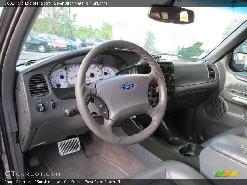 Silver Birch Metallic / Graphite 2002 Ford Explorer Sport