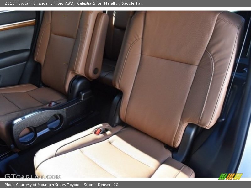 Rear Seat of 2018 Highlander Limited AWD