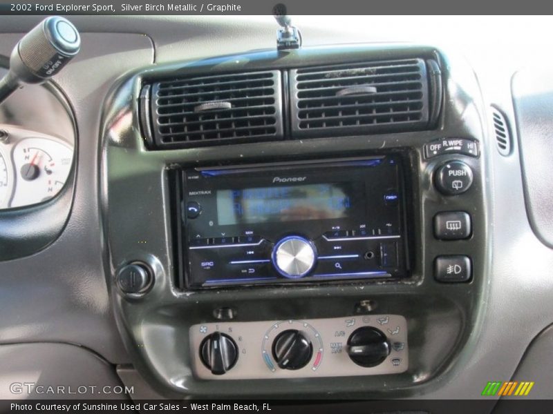 Silver Birch Metallic / Graphite 2002 Ford Explorer Sport