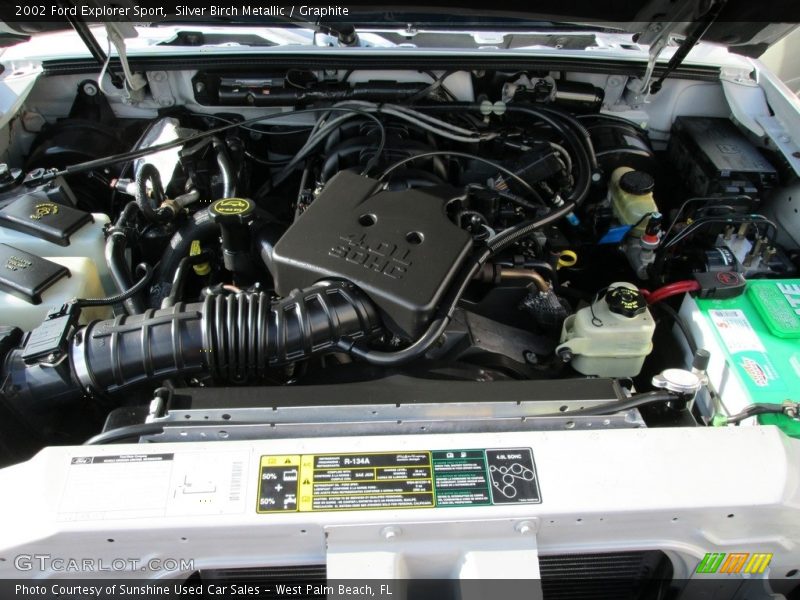 Silver Birch Metallic / Graphite 2002 Ford Explorer Sport